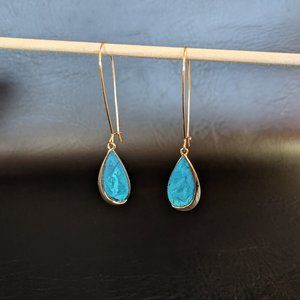 Gold Plated Patina Earrings